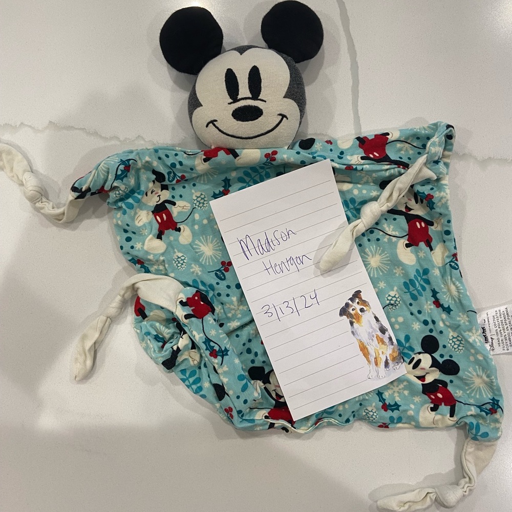 Little sleepies Mickey lovey